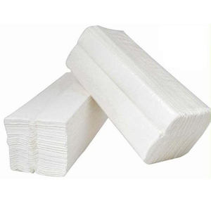 Disposable 2-Ply Virgin White Coreless C-Fold Hand <b>Paper</b> Towel for Washrooms Toilet <b>Tissues</b> - Product Image 1