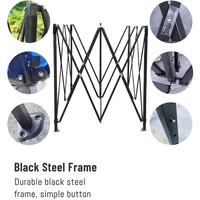 Tente pliante d'extérieur avec structure en acier 10x10 10x20, tente pop-up économique, tente de camping d'extérieur de haute qualité, auvent en bâche