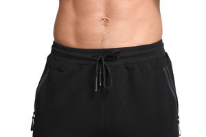 Pantalones ligeros de estilo popular para hombre, ropa deportiva Lisa personalizada, pantalones para correr en blanco al por mayor - Product Image 6