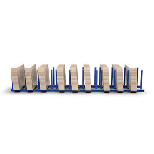 Premium Stone Storage <b>Rack</b> <b>Heavy</b> Steel Construction Wooden Base Strips - Product Image 5
