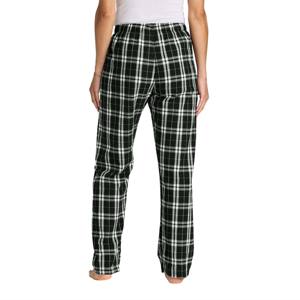 Pantalon de pyjama en flanelle noir à carreaux pour femmes-Pantalon de salon à carreaux classique pour l'hiver, parfait pour le sommeil et les vêtements de maison décontractés - Product Image 3