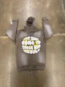 เสื้อแจ็กเก็ตโอเวอร์ไซส์โอเวอร์ไซส์ผ้าคอตตอนผ้าฟลีซผ้าหนามีฮู้ดลายซีดจางสำหรับบุรุษโลโก้ออกแบบได้ตามต้องการ - Product Image 4