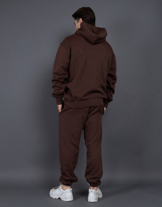 Survêtement ample à la mode pour hommes, ensemble de vêtements deux pièces à coupe décontractée, sweat-shirt, haut et pantalon, parfait pour une tenue décontractée - Product Image 3