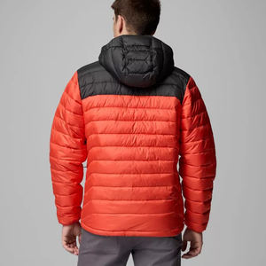 Personnalisé haute qualité hiver chaud à capuche bouffant duvet imperméable extérieur veste fermeture éclair bulle vestes pour hommes - Product Image 3