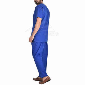 Costumes de gommage extensibles médicaux à la mode pour hommes uniformes en toile gommages uniformes d'infirmière en gros - Product Image 3