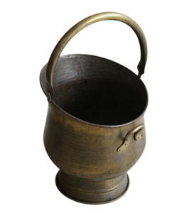 Seau à charbon en métal poli or très durable Seau personnalisé pour jardin ou usines à feu de bois à un prix abordable - Product Image 4