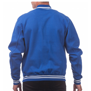 Veste universitaire de baseball pour homme sur mesure, col montant, broderie en chenille, logo, laine teinte, faible MOQ - Product Image 5