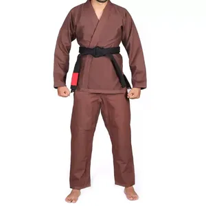 Venta al por mayor logotipo personalizado Jiu Jitsu Gi BJJ Gis cómodo Karate artes marciales desgaste con logotipo uniforme de Judo Kimono - Product Image 1