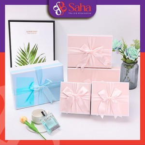 Boîte-cadeau de luxe OEM en papier kraft rigide avec logo personnalisé aux couleurs pastel pour vêtements, cosmétiques, artisanat, montres avec avantage UV - Product Image 2