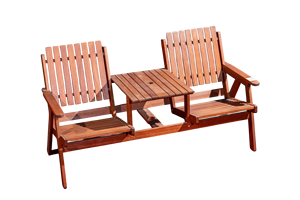 ที่นั่งในสวนที่ทันสมัยกันน้ำเฟอร์นิเจอร์กลางแจ้งม้านั่งไม้สั่งทำได้ - Product Image 6