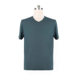 Vente en gros de T-shirts 100% coton pour hommes Logo brodé personnalisé Tissu tricoté à manches courtes et longues à séchage rapide et léger - Product Image 4