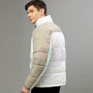 Veste d'hiver matelassée pour homme en nylon/polyester, meilleur prix, avec logo sur le devant, coupe-vent et respirante, faible MOQ, haute qualité - Product Image 4