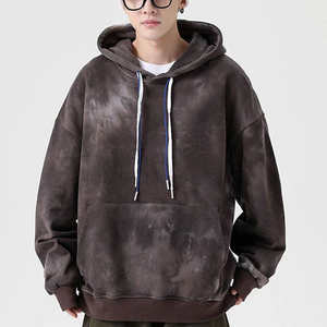 Nouveau design 2025 – Expédition rapide – Sweat-shirts décontractés uniques délavés à l'acide pour hommes – Logo brodé lourd – Style hiver - Product Image 6