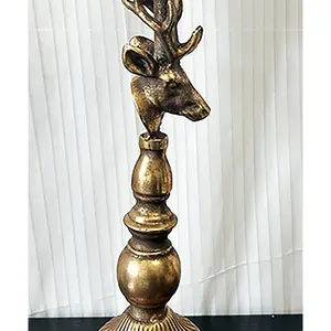 Porte-bougie en bambou fait main de qualité supérieure pour les collections de boutiques à domicile, pièce maîtresse pour la table à manger de Noël, banquet - Product Image 3