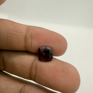 Proveedor al por mayor de piedra rojo granate natural piedra Esmeralda corte piedra preciosa suelta para la fabricación de joyas forma de corte de cojín - Product Image 4