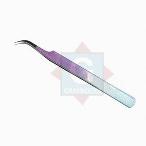 Pinzas para pestañas con logotipo personalizado, extensión de pestañas profesional de acero inoxidable, instrumentos de belleza - Product Image 1