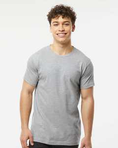 <b>Ringspun</b> Ring-spun Heather Polyester Cotton Rayon T Shirts - Product Image 2