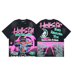 Vente directe d'usine, t-shirts pour hommes à la mode, <span class=keywords><strong>série</strong></span> Animal Hell and Star NFC, imprimés, 260g, coton pur, style japonais, coupe classique - Product Image 2