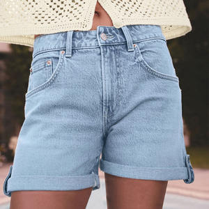 Vêtements d'été pour femmes en stock vente en gros ensemble débardeur et short côtelés avec broderie personnalisée ensemble de vêtements de détente de haute qualité pour femmes - Product Image 2