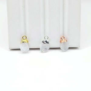 RATNARACHIT Handmade Raw Rainbow Moonstone Pendant June <b>Birthstone</b> Drop Charms for <b>Necklace</b> & Bracelet Jewelry Making Supplies - Product Image 1