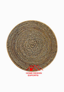 Assiette de présentation spirale faite à la main, style classique, idéale pour la table à manger - Design en cannage - Product Image 4