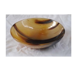 First Quality Manufacturer Made Designer Natural Horn Serving Bowl Unique Trending Look <b>Tableware</b> Flatware Household Spread Bowl - Product Image 2