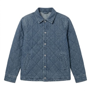 Wholesale Mens Denim <b>Jacket</b> Fleece Lining Custom <b>Patches</b> <b>for</b> Fall Apparel Brands Bulk Supplier - Product Image 3