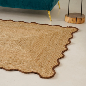 Tapis Rectangle Moderne en Jute Fait à la Main Design en Diamant Naturel pour la Maison ou la Prière Tressé à la Main par les Fournisseurs - Product Image 3