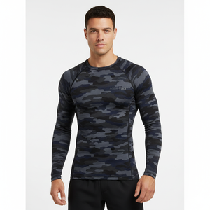 Maillot de compression pour homme BJJ Kickboxing Impression numérique Respirant Tatouage animal MMA Rashguard Kimono Wrestling Blouse UPF50 - Product Image 4