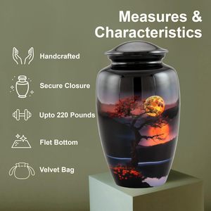 <b>Tree</b> Urn for Human Ashes Adult Memorial Urns for Human Ashes Decorative Cremation Urn for Adult Ashes Custom SIze - Product Image 3