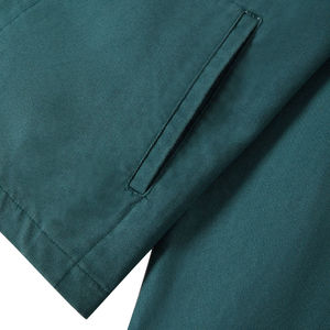 Custom Logo 100% Cotton Canvas Zipper Safari Jacket with Turn-Down Collar Distress <b>Vintage</b> Winter Front Waterproof Windproof Men - Product Image 4