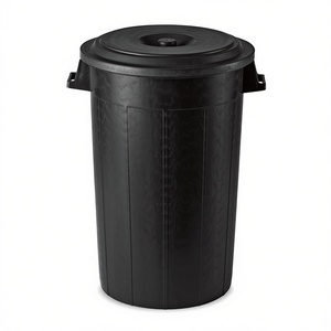 Contenedor Stefanplast con Tapa Negra de 100 Litros, Artículos de Jardinería, Modelo 25110+25990 - Product Image 2
