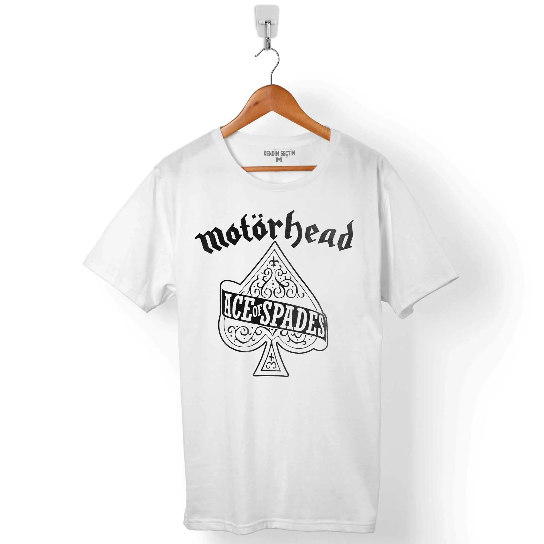 Motorhead Rock müzik Lemmy yüksek kaliteli özel grafik baskılı erkekler T shirt % 100% pamuk toptan