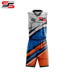Conjunto de uniforme de baloncesto de malla personalizado al por mayor ropa deportiva de camiseta de baloncesto bordada - Product Image 3