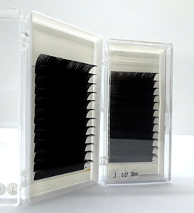 Fournisseur de cils russes moelleux en gros, marque privée, volume 0,05 0,07, extensions de cils noires en soie, plateaux de cils - Product Image 6