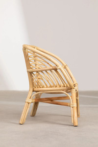 Chaise pour enfants en rotin au design moderne fait à la main Article populaire pour la salle à manger Hôtel Utilisation Made Vietnam Vente entière Meubles en bambou pour le salon - Product Image 4
