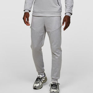 กางเกงวิ่งขายาวผ้าคอตตอนสำหรับผู้ชายและผู้หญิงชุดใส่ไปยิมลำลองออกแบบโลโก้ได้ตามต้องการ - Product Image 2