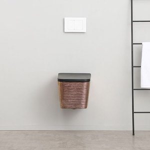 Armoire à <span class=keywords><strong>eau</strong></span> monobloc sans rebord montée en céramique Wc suspendu Prix <span class=keywords><strong>Toilette</strong></span> à suspension murale en or rose - Product Image 4
