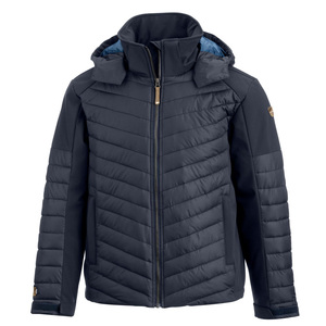 Veste d'hiver chaude pour homme veste coupe-vent à bulles unies veste de neige pour hommes de sports de plein air - Product Image 2