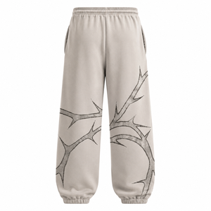 Custom Men Graphic Sweatpants Oversized Streetwear Joggers Cotton Fleece Track <b>Pants</b> - Product Image 2