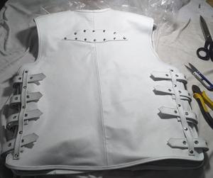 Tarifa barata de calidad superior de cuero de moda motocicleta chaleco moto chaleco chaquetas de cuero para hombres - Product Image 5