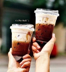 แก้วกาแฟพลาสติกแบบฟองขนาด16ออนซ์แบบใช้แล้วทิ้งแก้วชากาแฟทำจากโรงงานเวียดนาม - Product Image 5