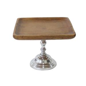 Support à gâteau rond à un étage en métal, finition nacre, pour mariages et autres célébrations, forme arrondie, à bas prix - Product Image 5