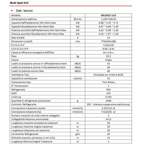 Climatiseur intelligent double split LG MU2R15 ArtCool Gallery WiFi 9+12 BTU Inverter R32 A+++ pour usage domestique - Product Image 2