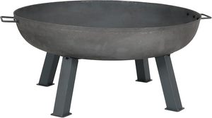 Large Outdoor Metal <b>Fire</b> <b>Pit</b> <b>Table</b> for Patio Heating Stylish <b>Fire</b> Bowl for BBQ Bonfire and Outdoor Gathering Experience - Product Image 4