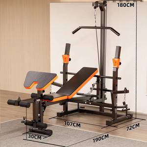 Adjustable <b>Weight</b> <b>Bench</b> Press Rack Multi Functional Strength Training <b>Bench</b> for Home Gym - Product Image 4