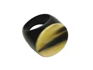 Handmade Horn <b>Ring</b> Best Design Handmade Natural Buffalo Horn <b>Ring</b> for Women High Quality Buffalo Horn by crescent <b>crafts</b> - Product Image 2