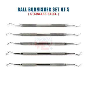 Set di 5 strumenti di riempimento dentale personalizzabili strumenti di riparazione compositi tra cui bruciatore di sfere e intagliatori amalgama - Product Image 2