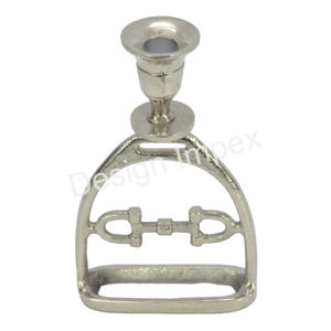 <b>Brass</b> Antique Candle Stand For <b>Candlestick</b> Horse Stirrup And Bit Handcrafted Candle <b>Holder</b> Table Wedding Decorative Items - Product Image 6