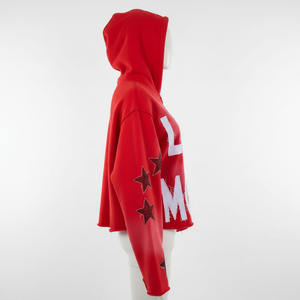 Sudadera con Capucha Térmica con Cierre, Personalizable con Serigrafía, Bordado, para Hombre, Estilo Holgado, Lavado Ácido, Dobladillo Deshilachado, Recortada - Product Image 2